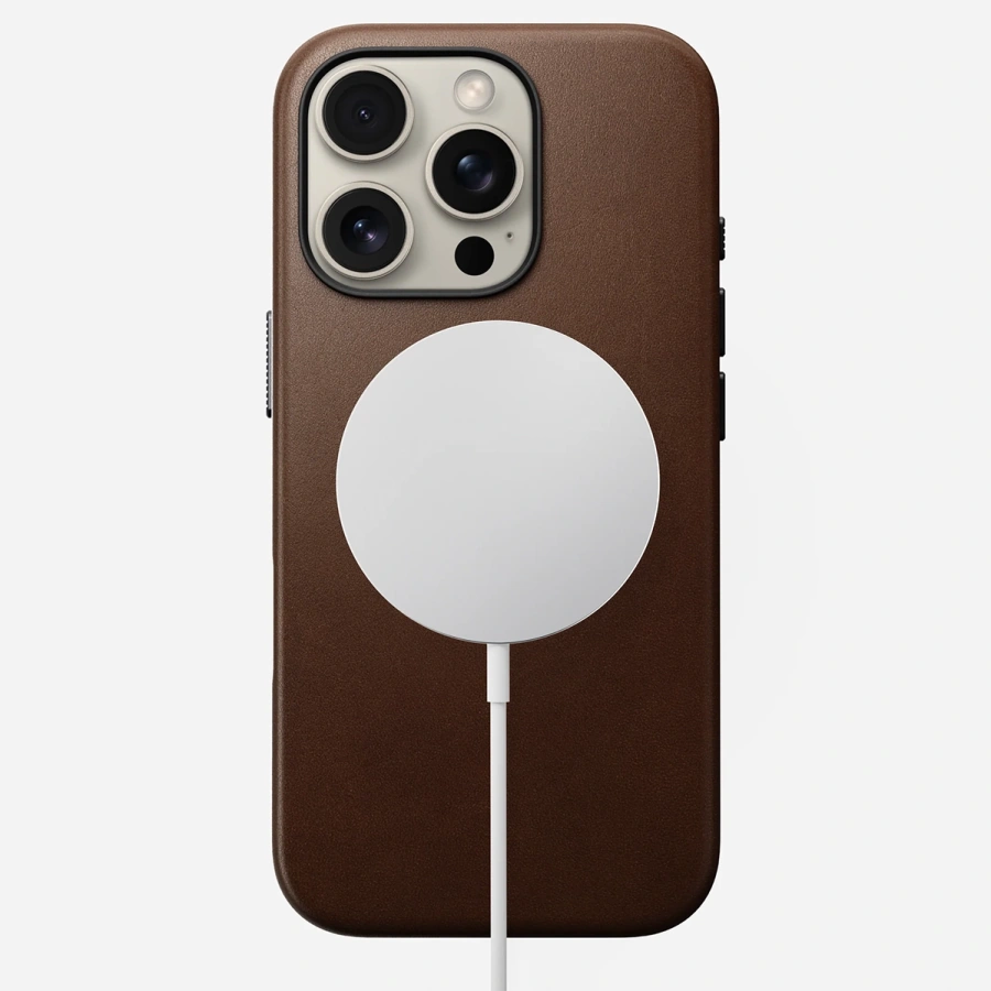 Чохол Nomad Traditional Leather Case for iPhone 16 Pro - Brown (NM01392385)