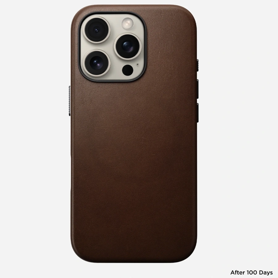 Чохол Nomad Traditional Leather Case for iPhone 16 Pro - Brown (NM01392385)