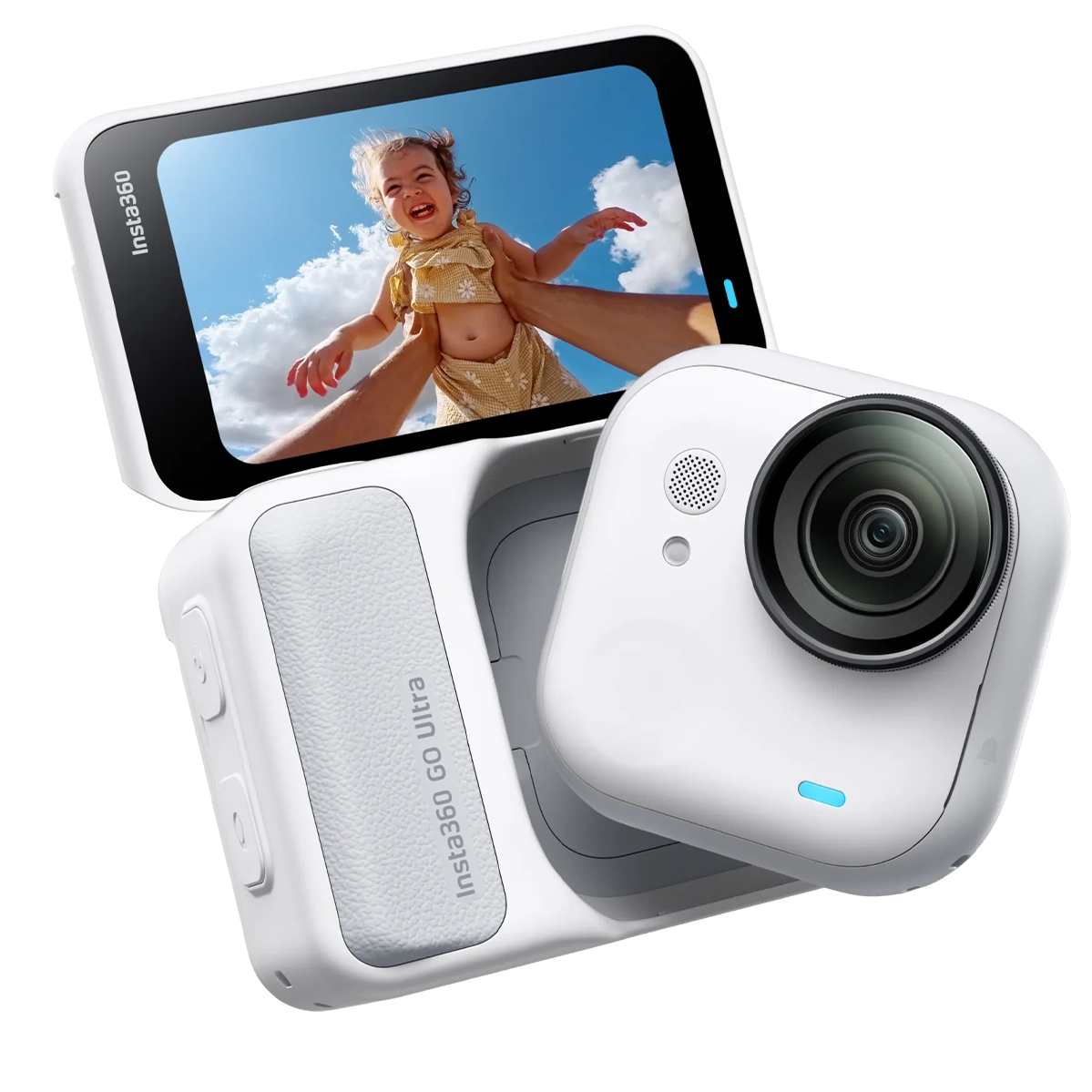 Экшн-камера Insta360 GO Ultra [Creator Bundle] - Arctic White (CINSABEA_GOULTRA05)