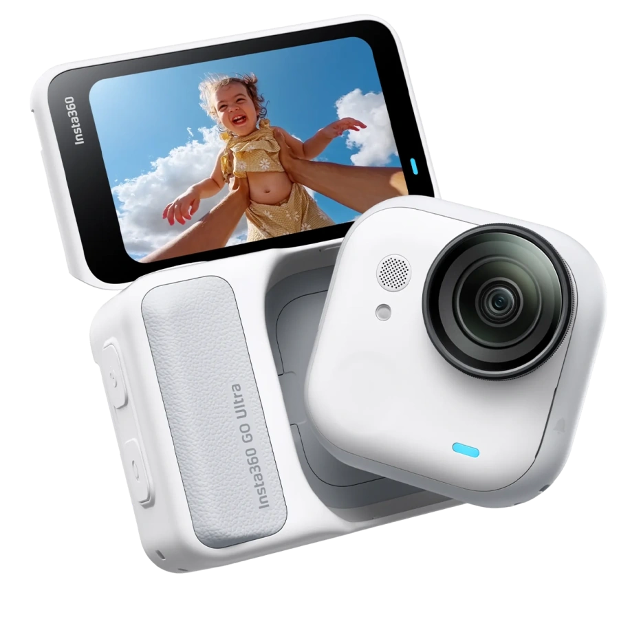 Екшн-камера Insta360 GO Ultra [Creator Bundle] - Arctic White (CINSABEA_GOULTRA05)