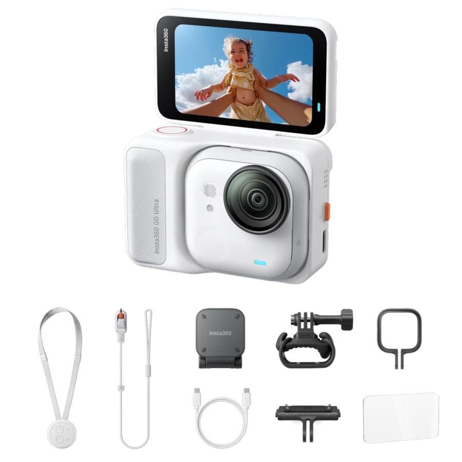 Екшн-камера Insta360 GO Ultra [Cycling Bundle] - Arctic White