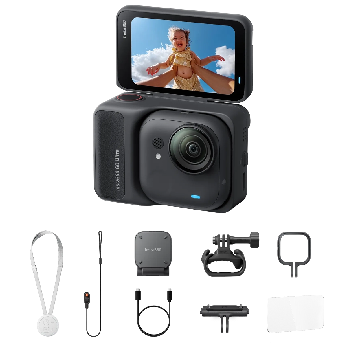Экшн-камера Insta360 GO Ultra [Cycling Bundle] - Midnight Black