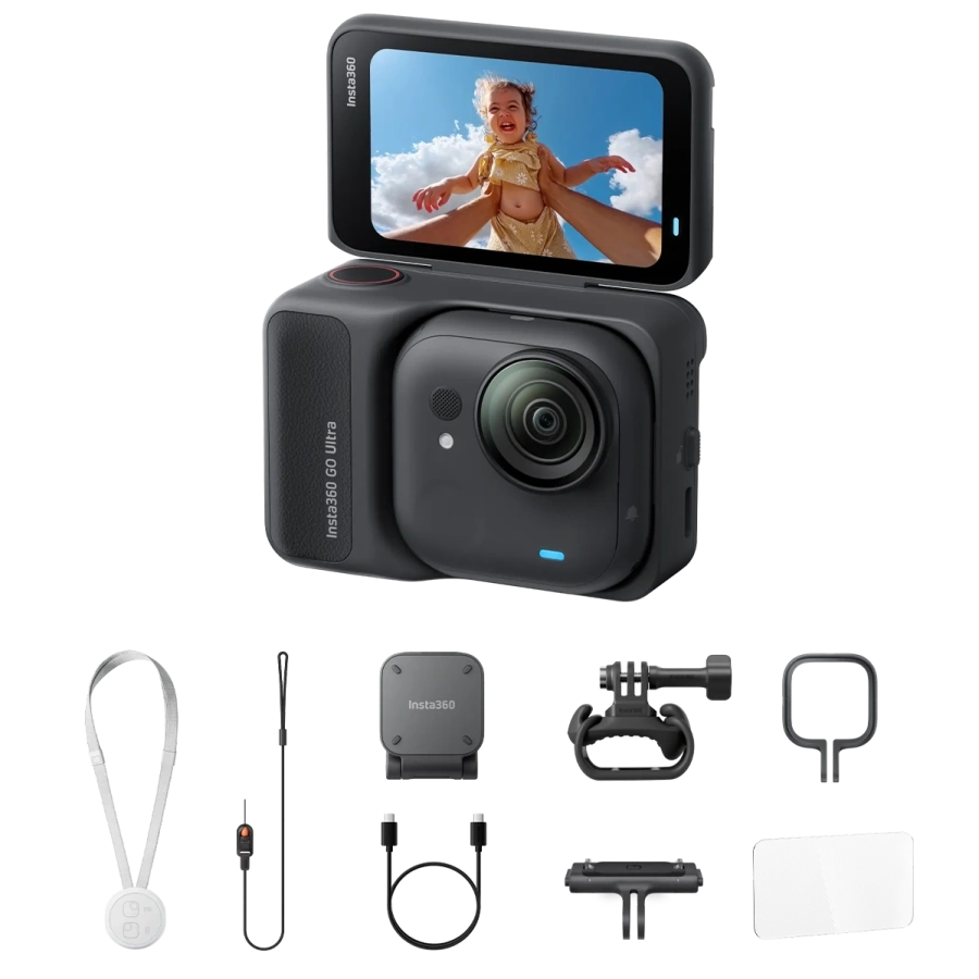 Екшн-камера Insta360 GO Ultra [Cycling Bundle] - Midnight Black