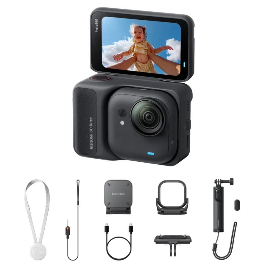 Екшн-камера Insta360 GO Ultra [Family Bundle] - Midnight Black