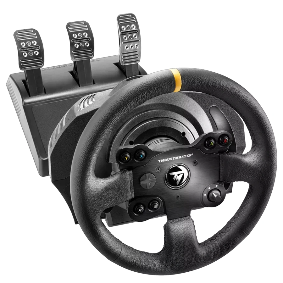 Игровой комплект Thrustmaster TX RW Leather Edition - руль и педали для Xbox One/PC (4460133)