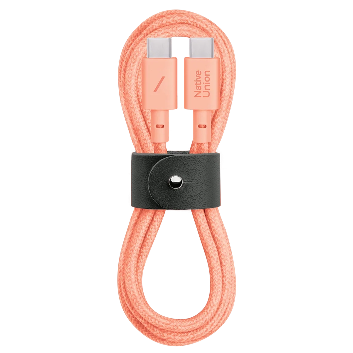 Кабель Native Union Belt Cable USB-C to USB-C Apricot Crush [1.2 m] (BELT-C-APR-2-NP)
