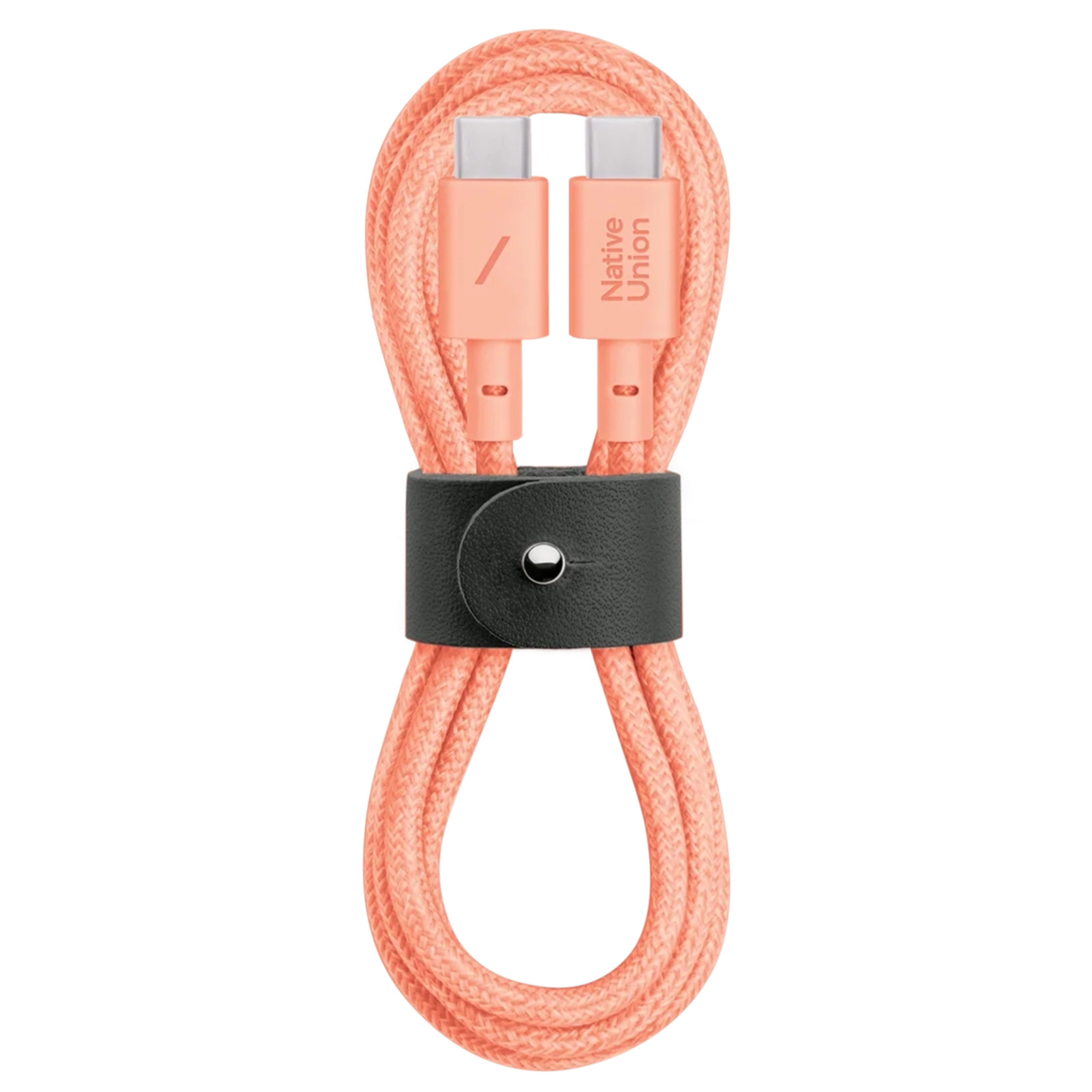 Кабель Native Union Belt Cable USB-C to USB-C Apricot Crush [1.2 m] (BELT-C-APR-2-NP)
