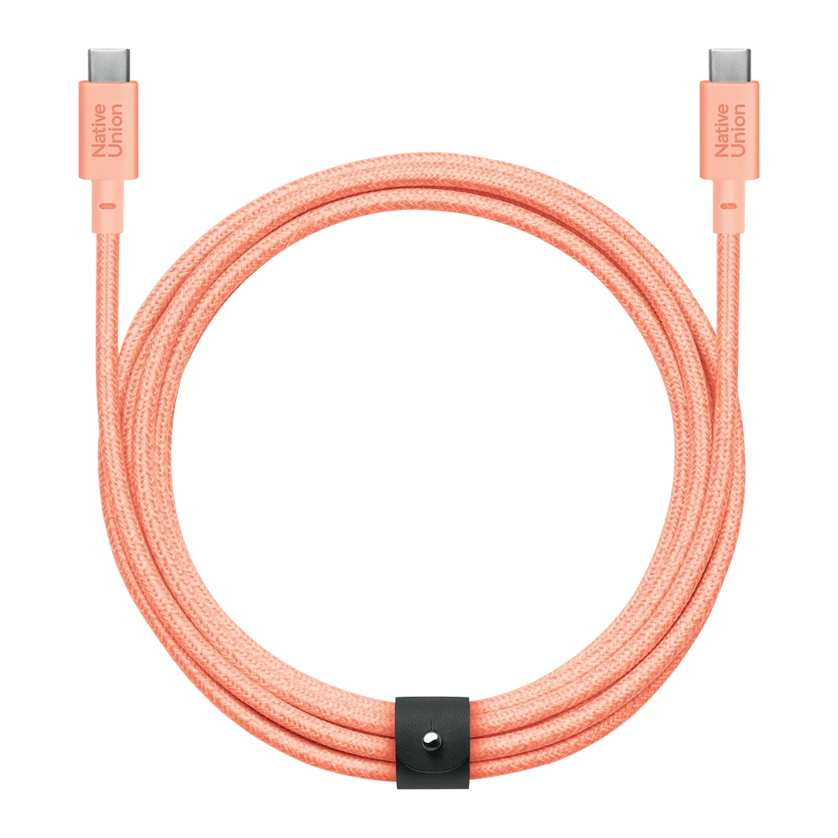 Кабель Native Union Belt XL Cable USB-C to USB-C Apricot Crush [3 m] (BELT-XL-C-APR-3-NP)