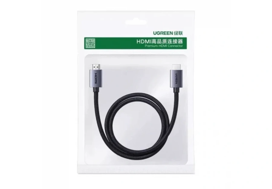 Кабель UGREEN HDMI to HDMI 4K Cable 1m Black (UGR-25297)