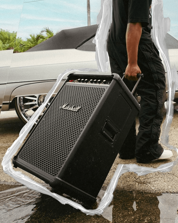 Колонка Marshall Bromley 750 Party Speaker - Black And Brass (1008040)