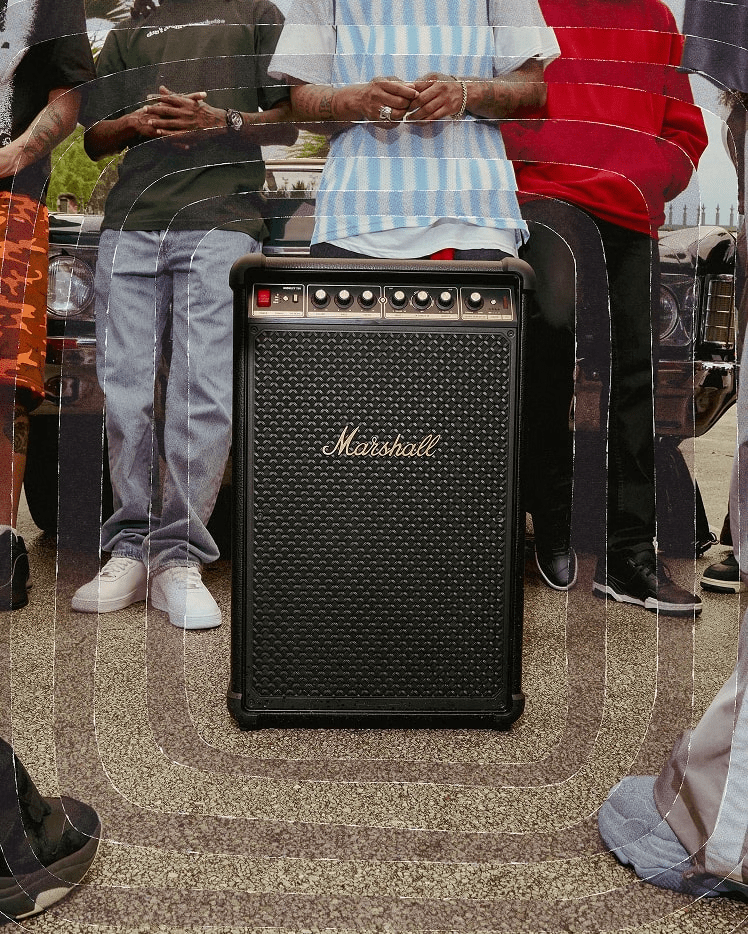 Колонка Marshall Bromley 750 Party Speaker - Black And Brass (1008040)