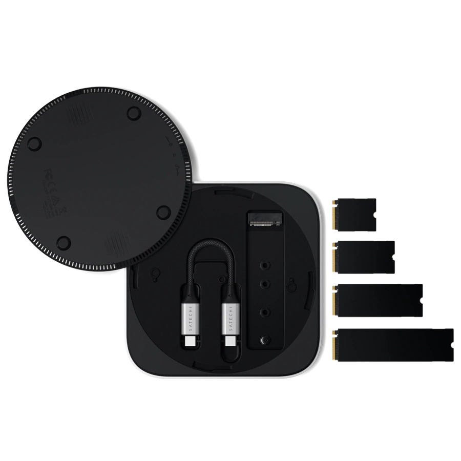 Корпус для SSD Satechi USB4 Slim NVMe SSD Enclosure Silver (ST-EU4SNSS)