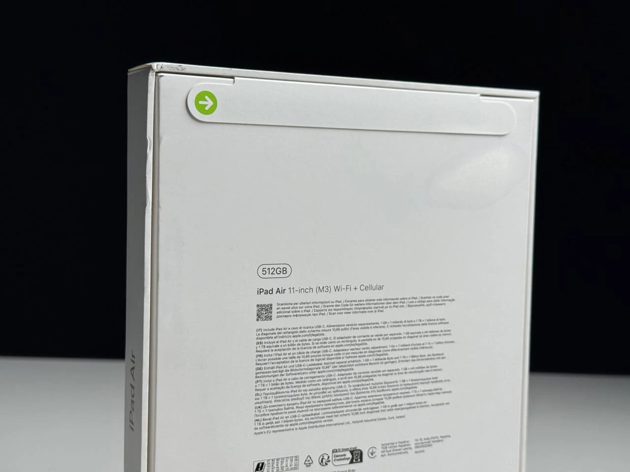 MDM iPad Air 11'' M3 2025 Wi-Fi + Cellular 512GB Space Gray (MCG44) - Стан: новий | Акумулятор: 100% | Комплектація: повний | Гарантія: 3 міс.