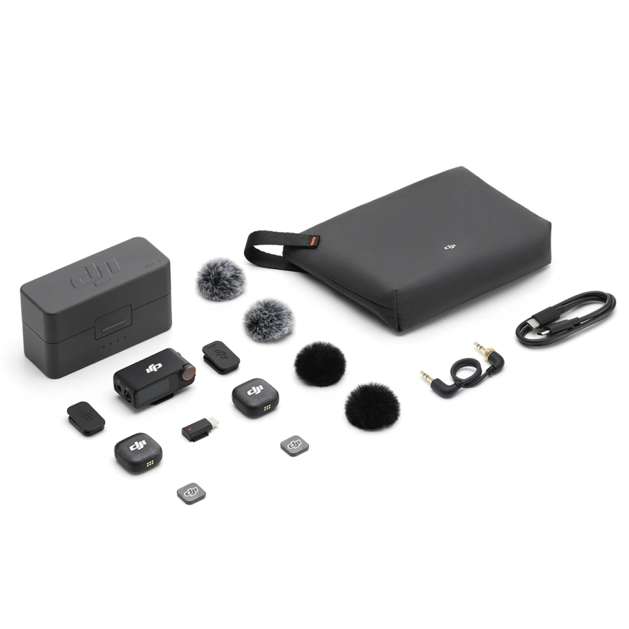 Мікрофонна радіосистема DJI Mic 3 [2 TX + 1 RX + Charging Case] (CP.RN.00000480.01)