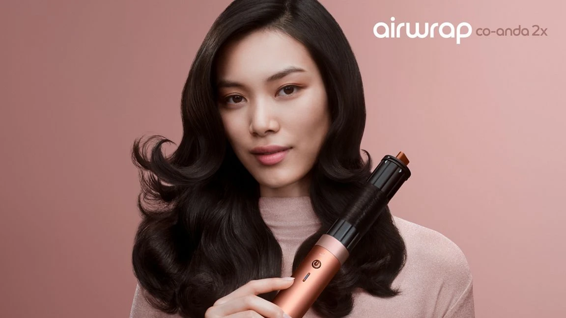 Мультистайлер-фен Dyson Airwrap Co-anda2x Multi-styler & Dryer Straight+Wavy - Amber/Silk (143034-01) EU