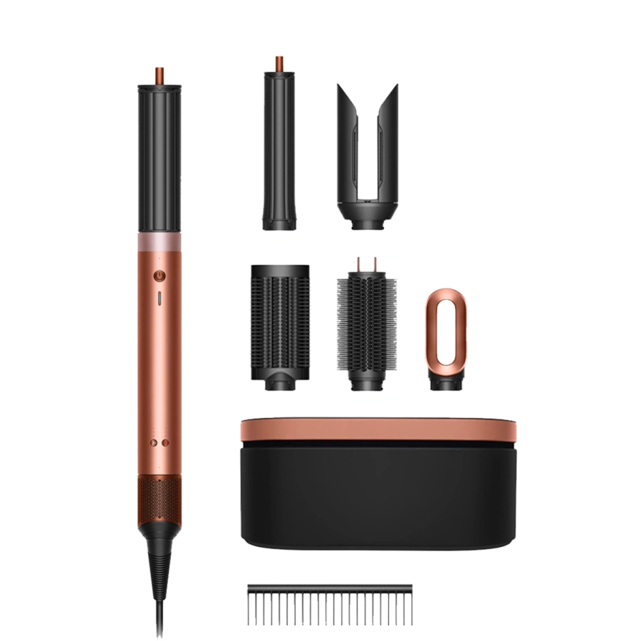 Мультистайлер-фен Dyson Airwrap Co-anda2x Multi-styler & Dryer Straight+Wavy - Amber/Silk (143034-01) EU