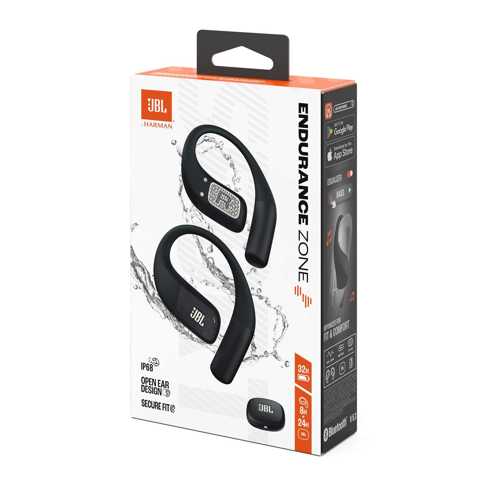 Навушники JBL Endurance Zone - Black/Grey (JBLENDUZONEBLKG)