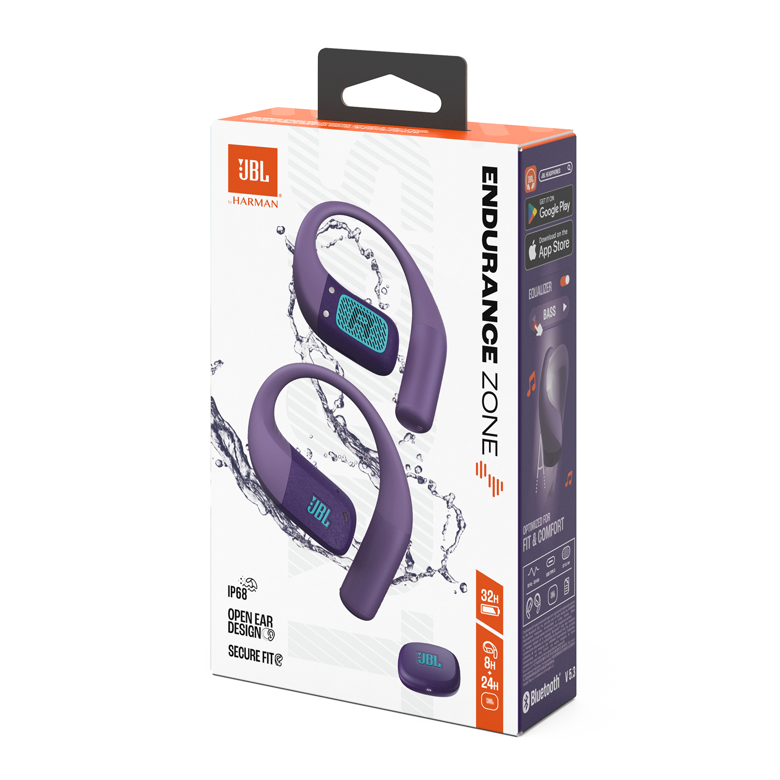 Навушники JBL Endurance Zone - Purple (JBLENDUZONEPUR)