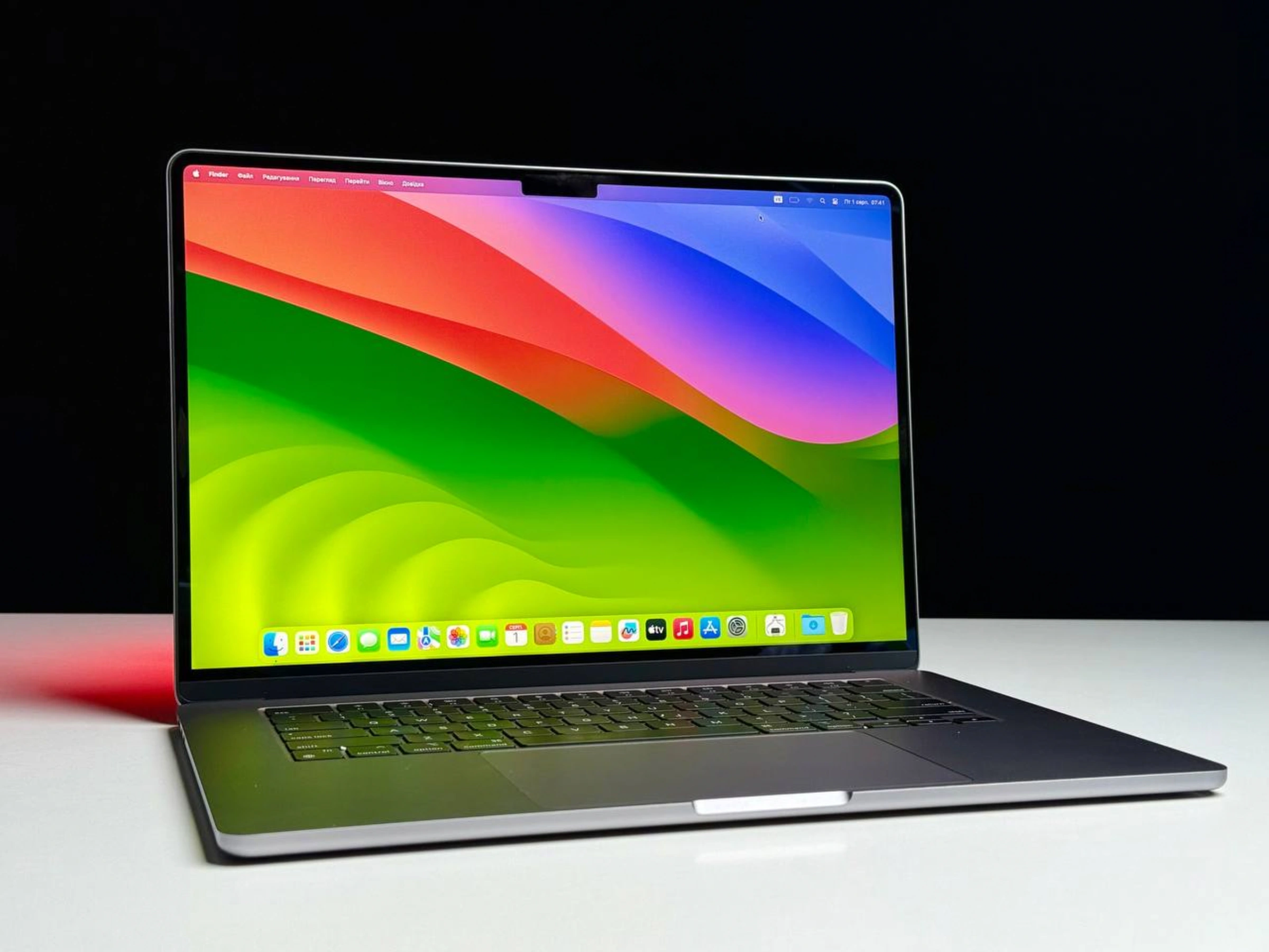 ВІТРИННИЙ MacBook Air 15" M2/8GB/512GB Space Gray 2023 (MQKQ3) | Стан: - гарний | Акумулятор: 100% (12 циклів) | Гарантія: 1 місяць | Комплект: повний