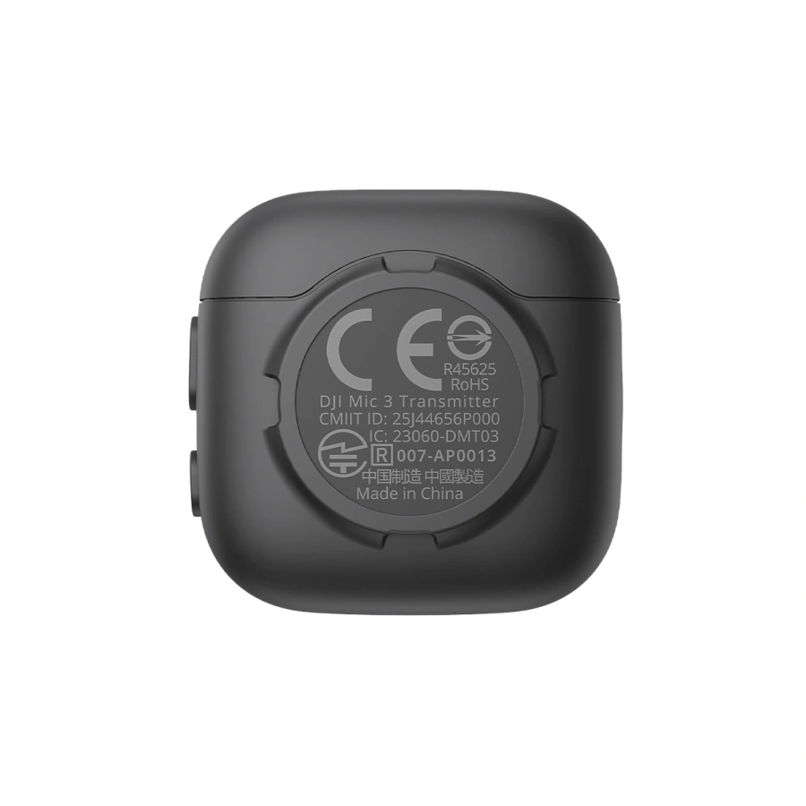Передатчик/рекордер DJI Mic 3 Transmitter - Shadow Black (CP.RN.00000478.01)