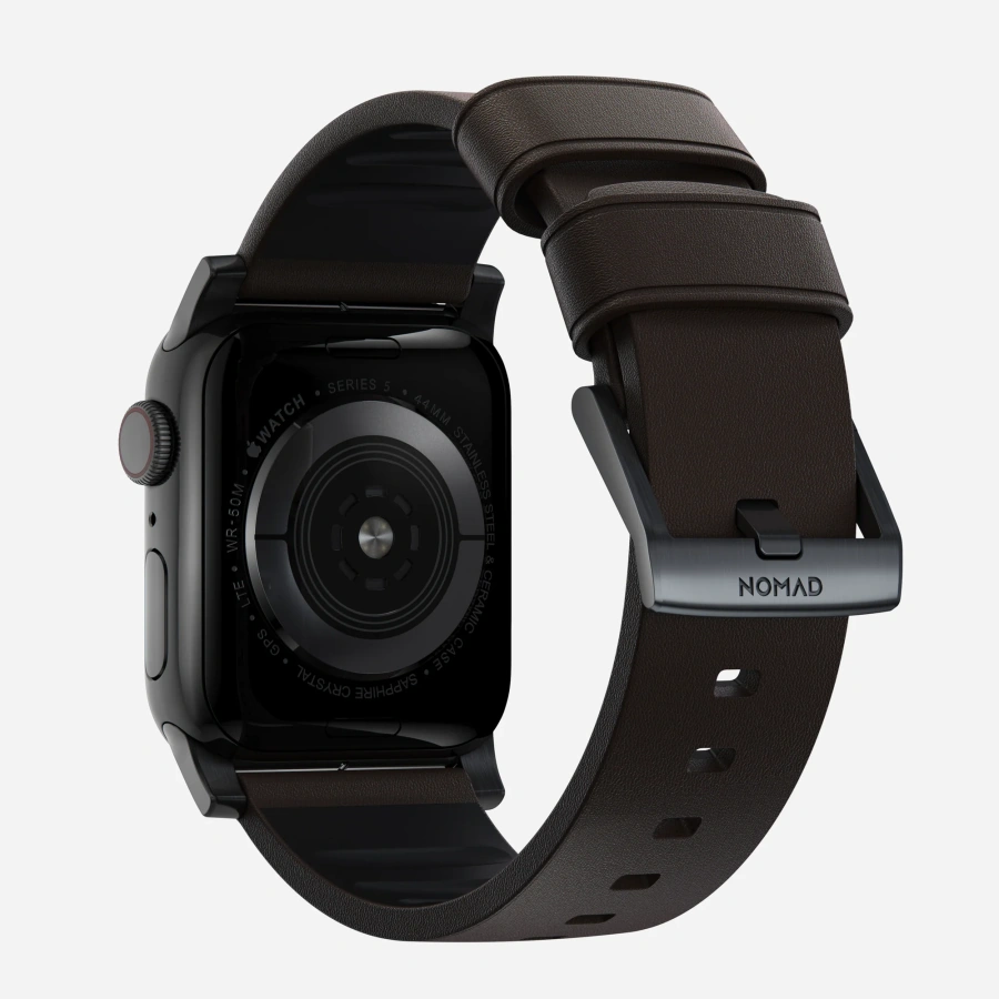 Ремінець Nomad Active Band Pro Black Hardware 46mm/49mm - Classic Brown (NM1A4MBNW0)