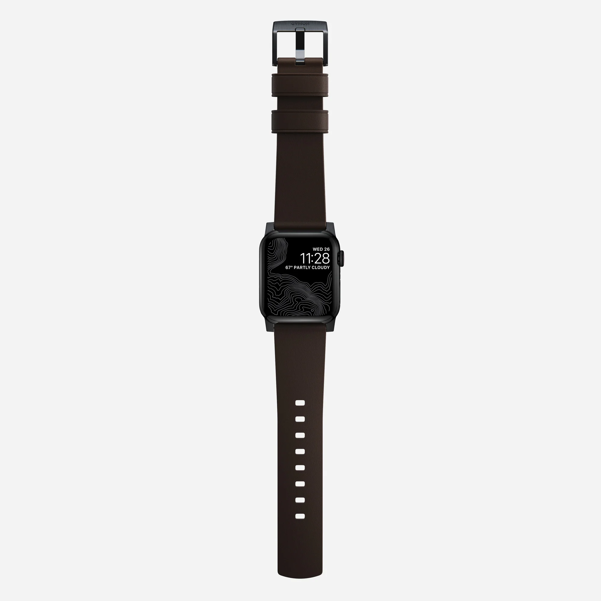 Ремешок Nomad Active Band Pro Black Hardware 46mm/49mm - Classic Brown (NM1A4MBNW0)