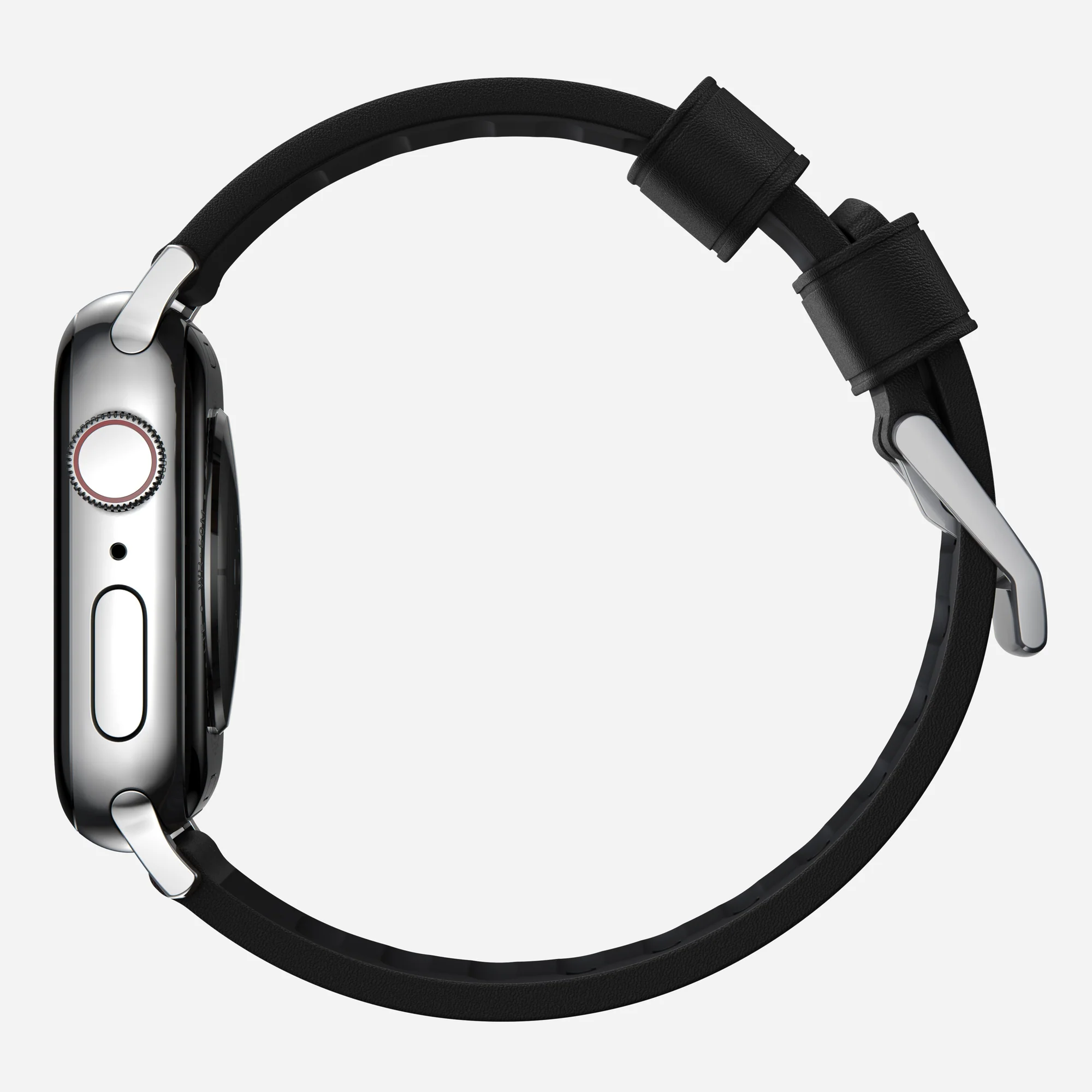 Ремешок Nomad Active Band Pro Silver Hardware 46mm/49mm - Black (NM1A41SNW0)