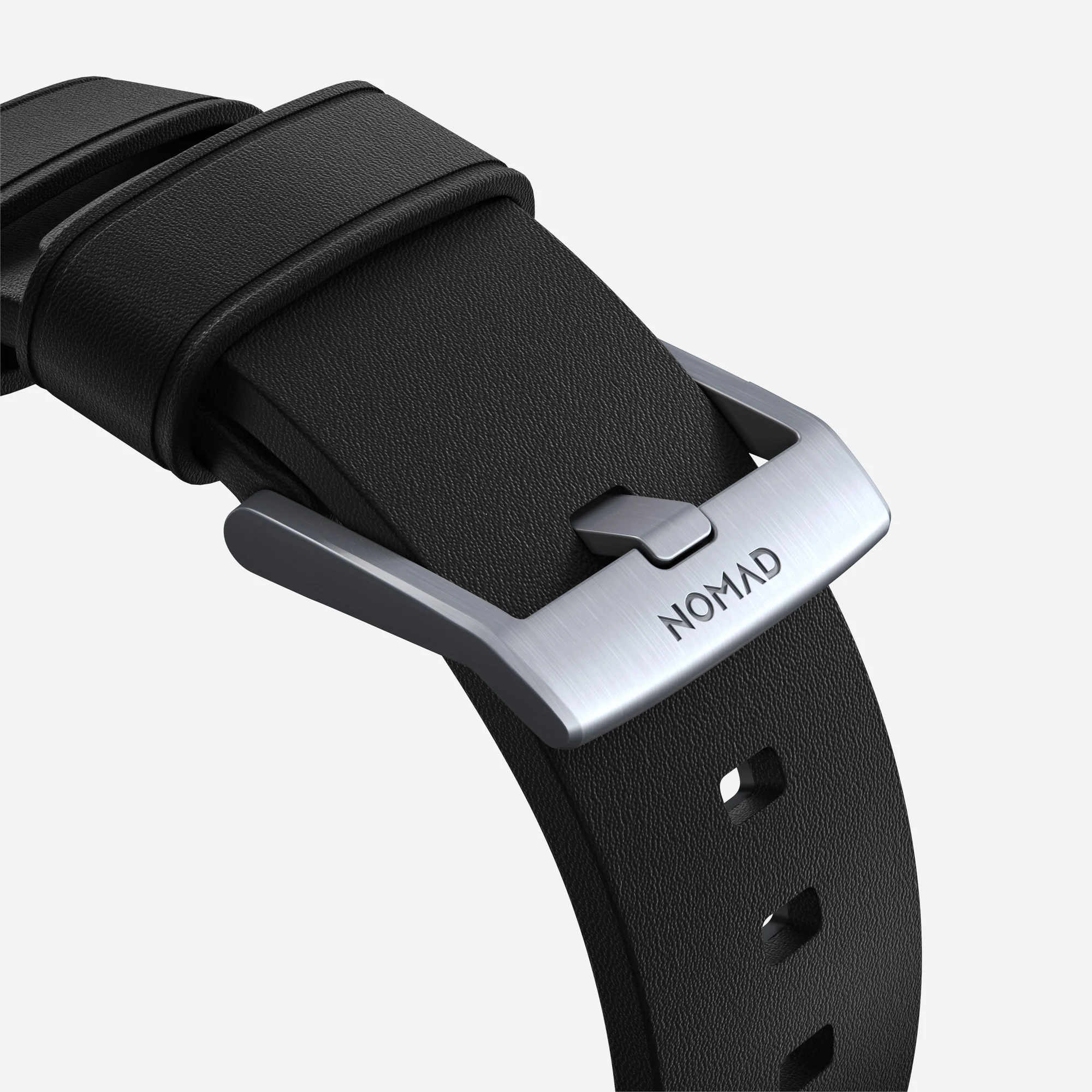 Ремешок Nomad Active Band Pro Silver Hardware 46mm/49mm - Black (NM1A41SNW0)