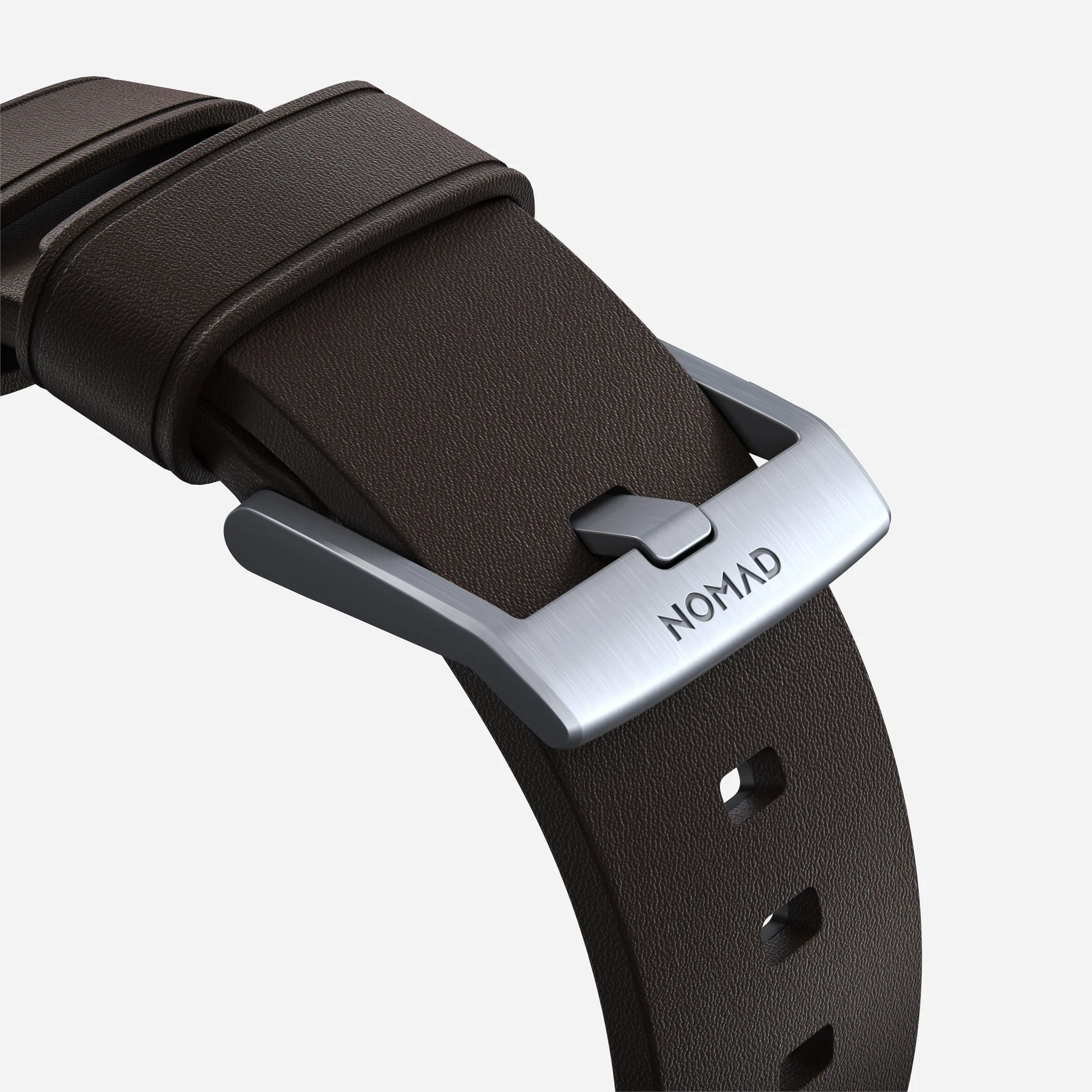 Ремешок Nomad Active Band Pro Silver Hardware 46mm/49mm - Classic Brown (NM1A4MSNW0)