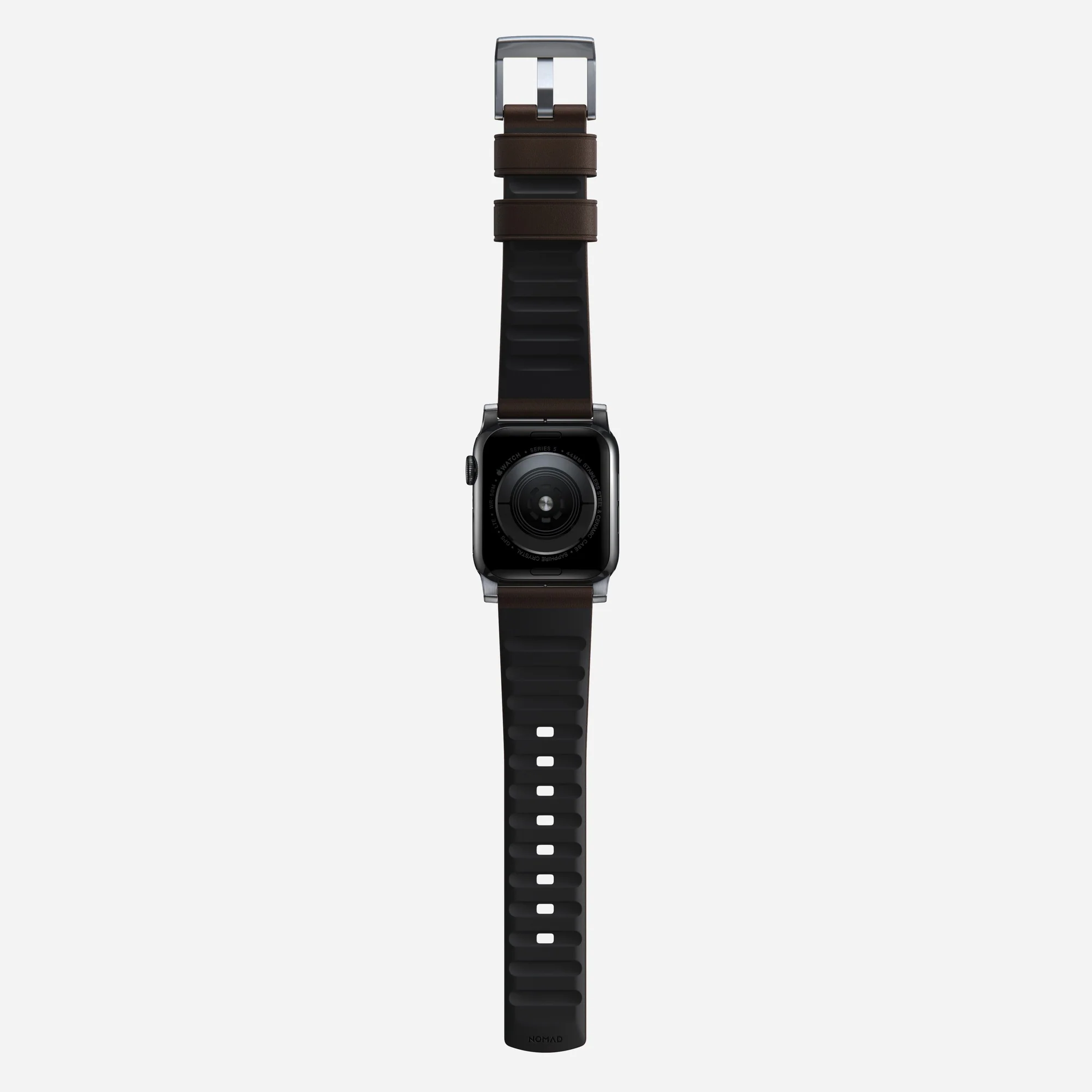 Ремешок Nomad Active Band Pro Silver Hardware 46mm/49mm - Classic Brown (NM1A4MSNW0)