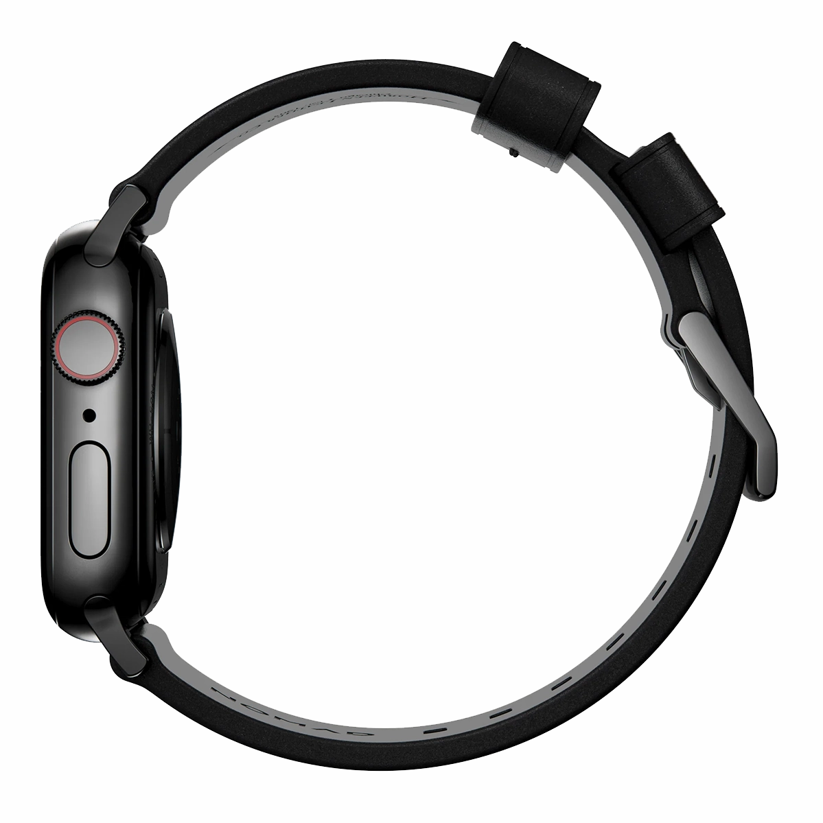 Ремінець Nomad Modern Leather Band Black Hardware 46mm/49mm - Black (NM01198185)