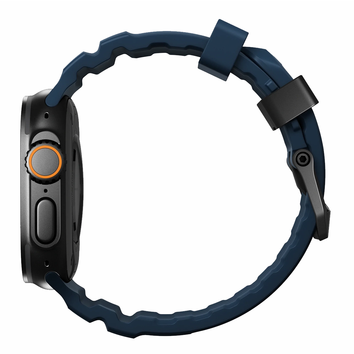 Ремешок Nomad Rocky Point Band Black Titanium Hardware 46mm/49mm - Atlantic (NM014827858)