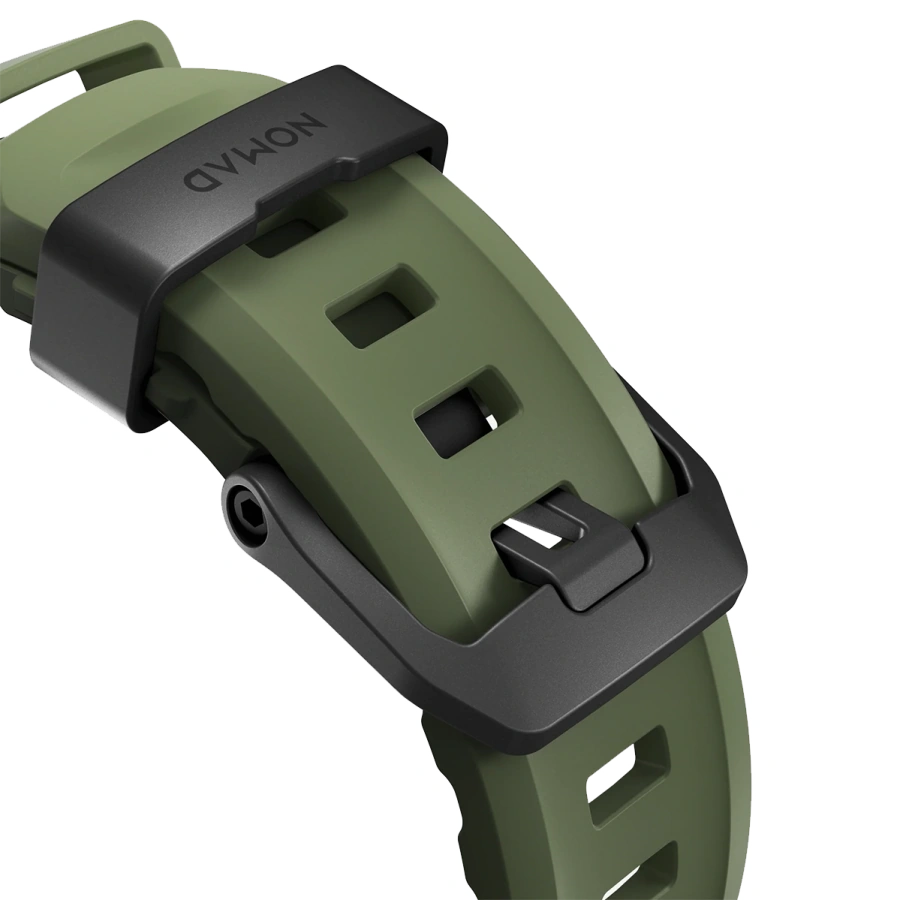 Ремінець Nomad Rocky Point Band Black Titanium Hardware 46mm/49mm - Forest (NM014797858)