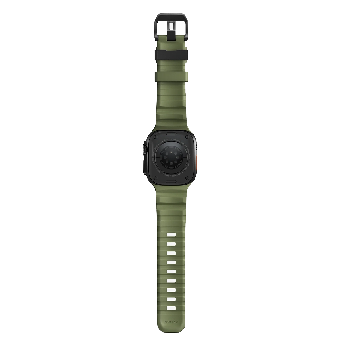 Ремешок Nomad Rocky Point Band Black Titanium Hardware 46mm/49mm - Forest (NM014797858)