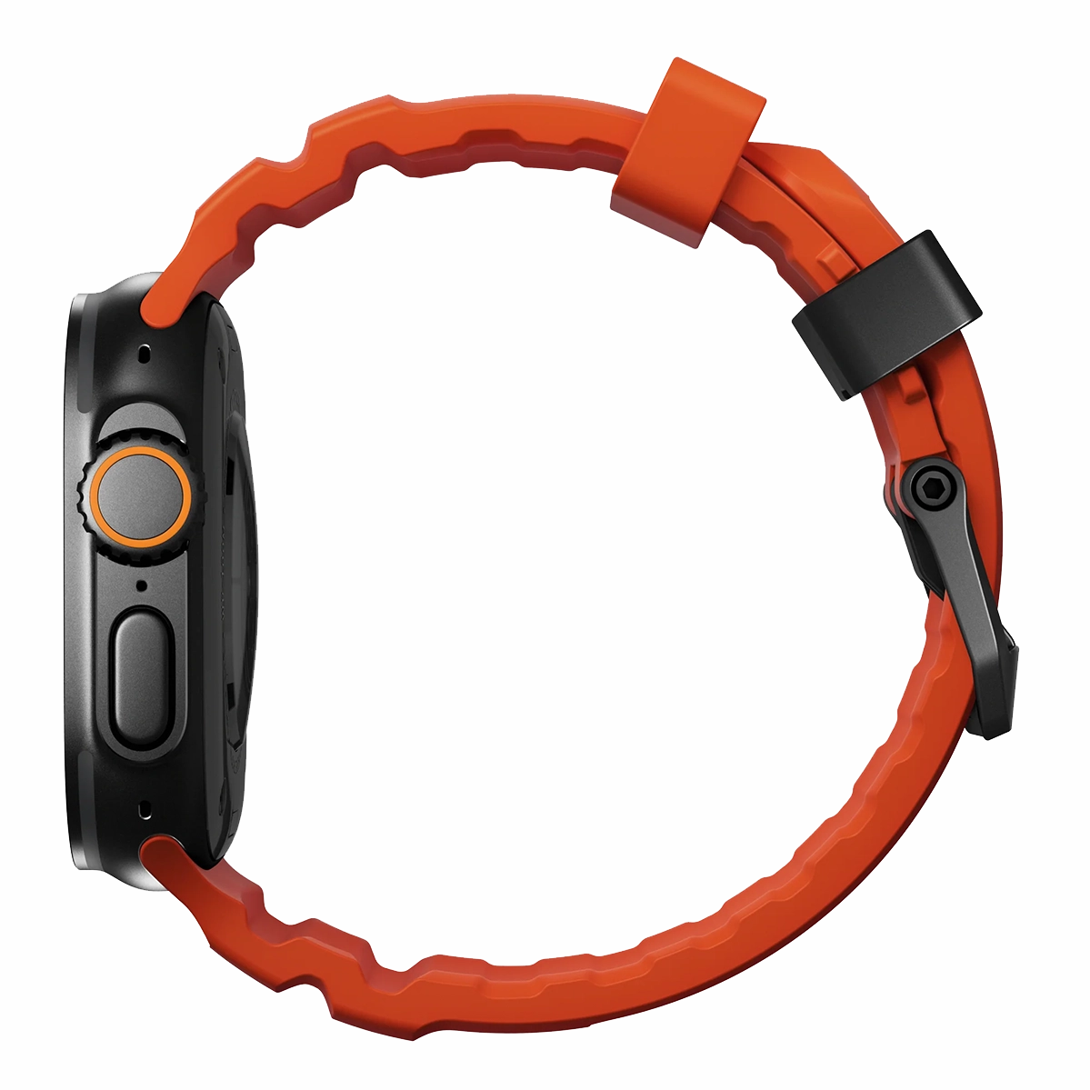 Ремешок Nomad Rocky Point Band Black Titanium Hardware 46mm/49mm - Magma (NM014865858)