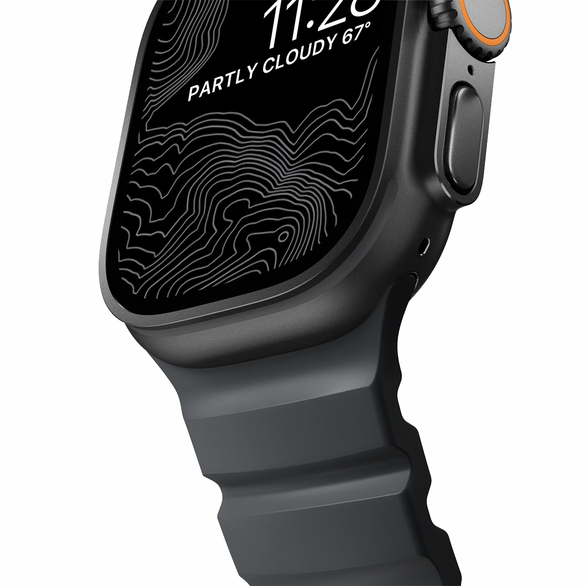 Ремешок Nomad Rocky Point Band Black Titanium Hardware 46mm/49mm - Storm (NM014803858)
