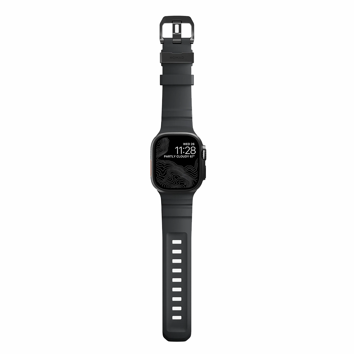 Ремешок Nomad Rocky Point Band Black Titanium Hardware 46mm/49mm - Storm (NM014803858)