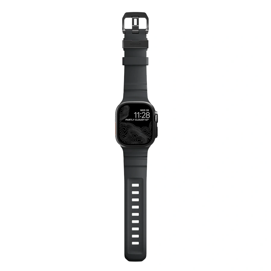 Ремешок Nomad Rocky Point Band Black Titanium Hardware 46mm/49mm - Storm (NM014803858)