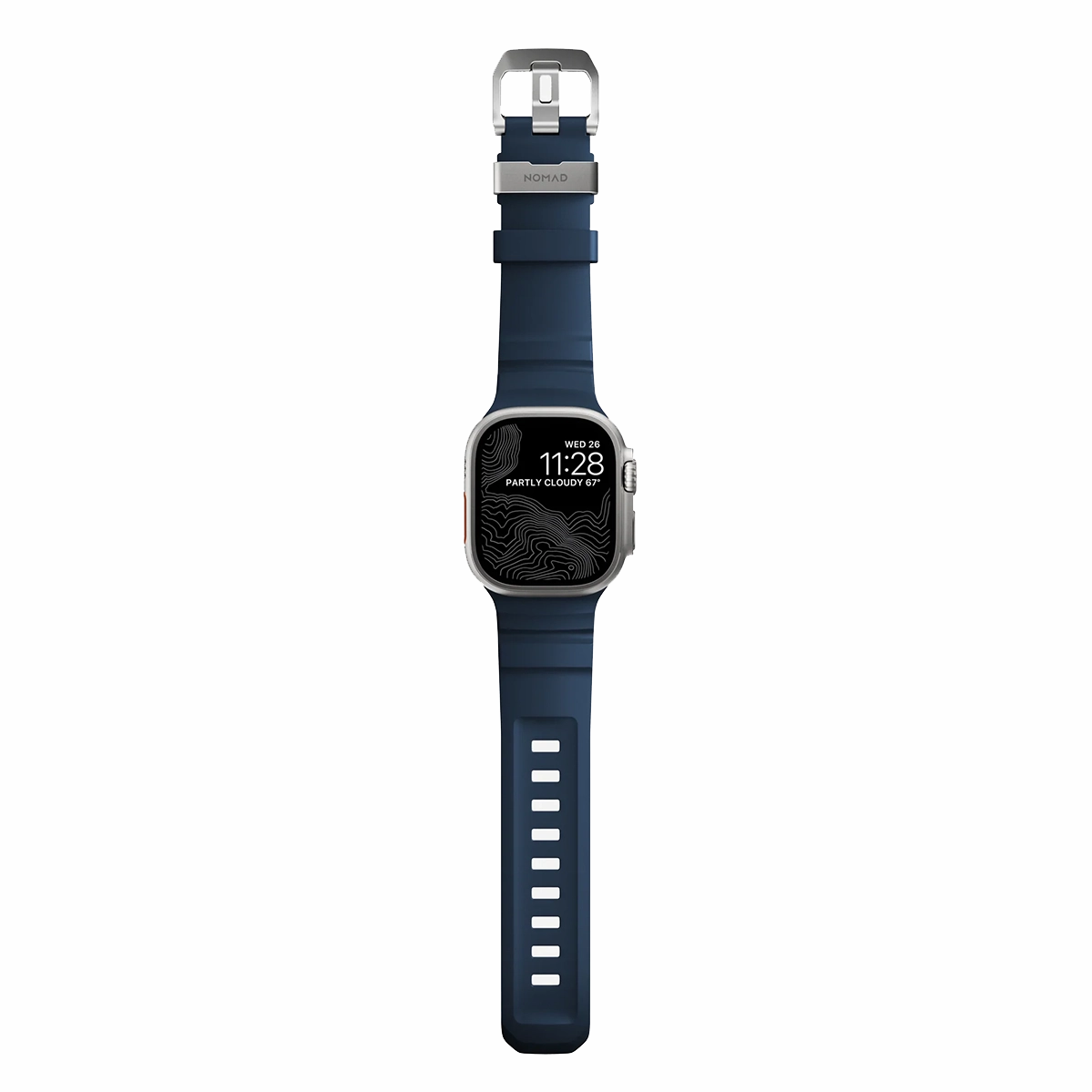 Ремешок Nomad Rocky Point Band Natural Titanium Hardware 46mm/49mm - Atlantic (NM013589858)