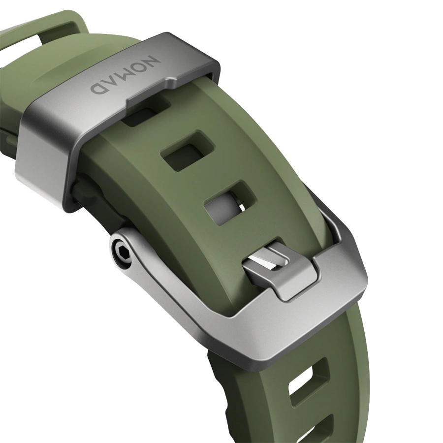 Ремешок Nomad Rocky Point Band Natural Titanium Hardware 46mm/49mm - Forest (NM014841858)