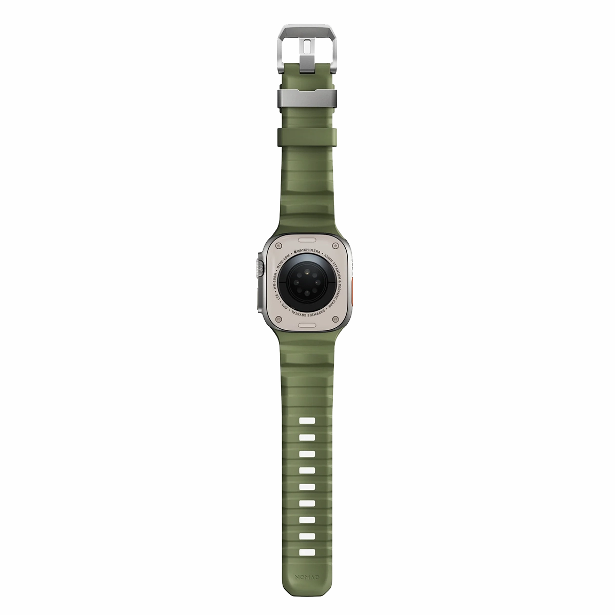 Ремешок Nomad Rocky Point Band Natural Titanium Hardware 46mm/49mm - Forest (NM014841858)