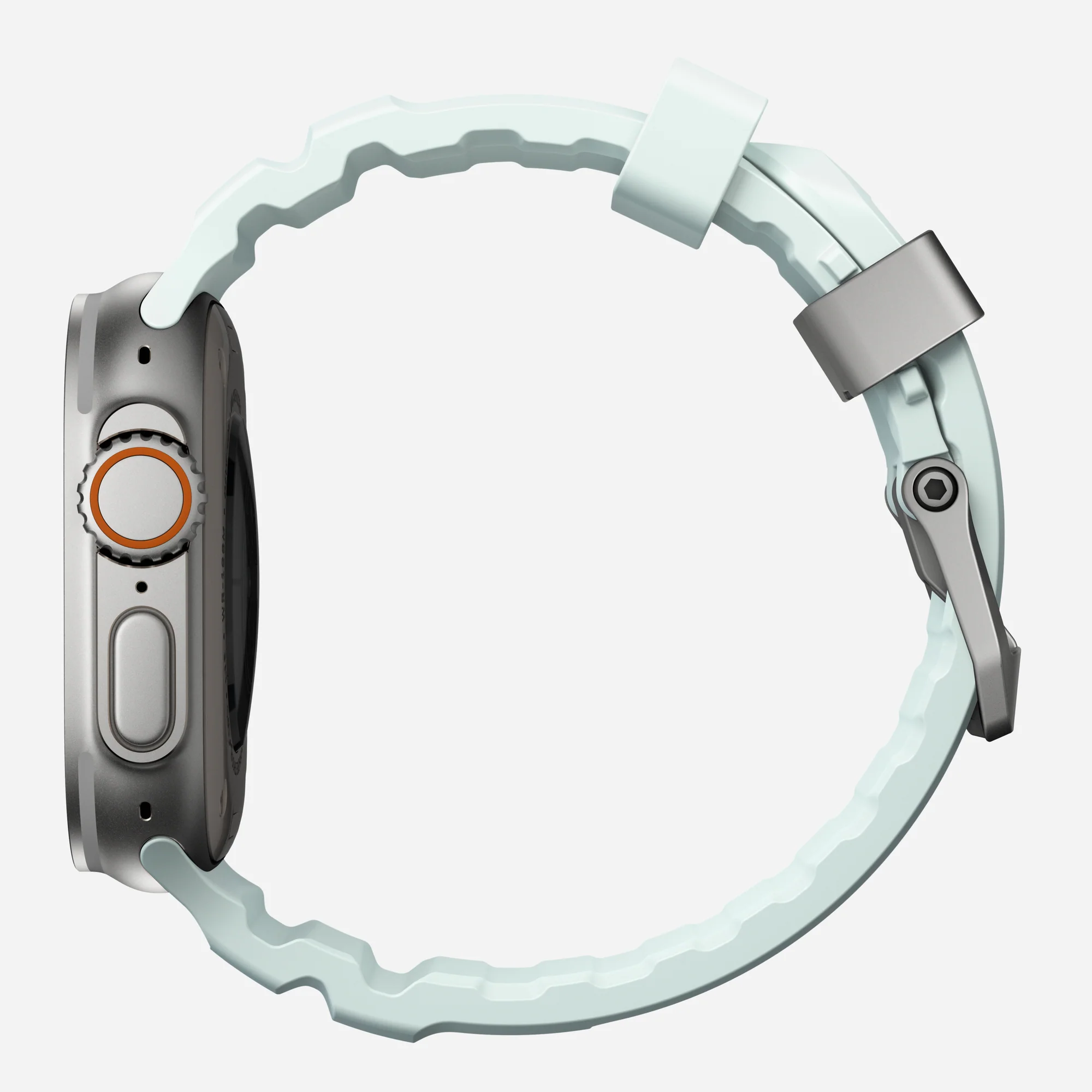 Ремешок Nomad Rocky Point Band Natural Titanium Hardware 46mm/49mm - Icy Blue Glow (NM014452858)