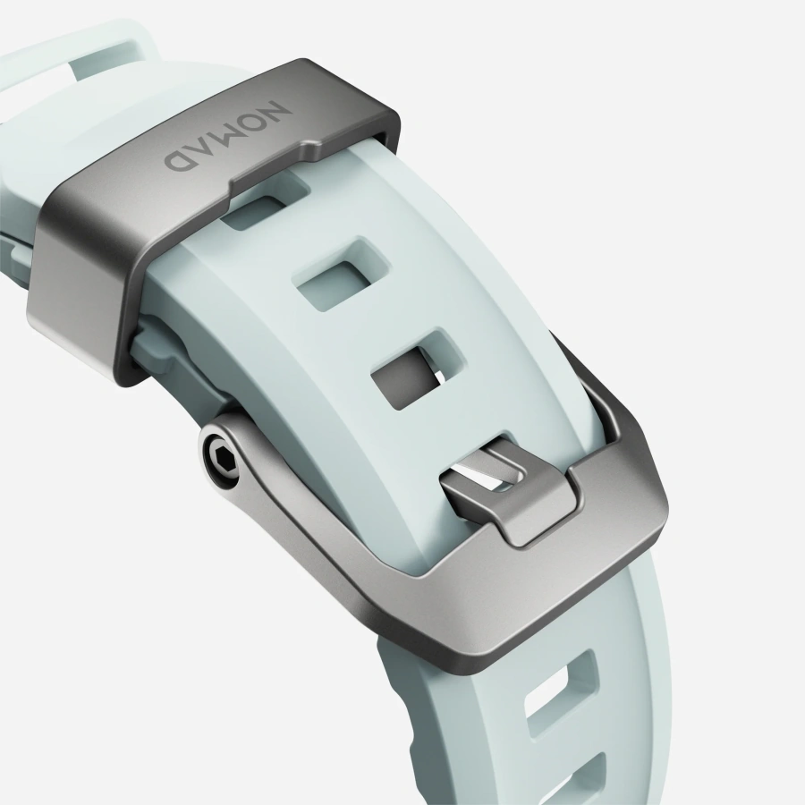 Ремінець Nomad Rocky Point Band Natural Titanium Hardware 46mm/49mm - Icy Blue Glow (NM014452858)