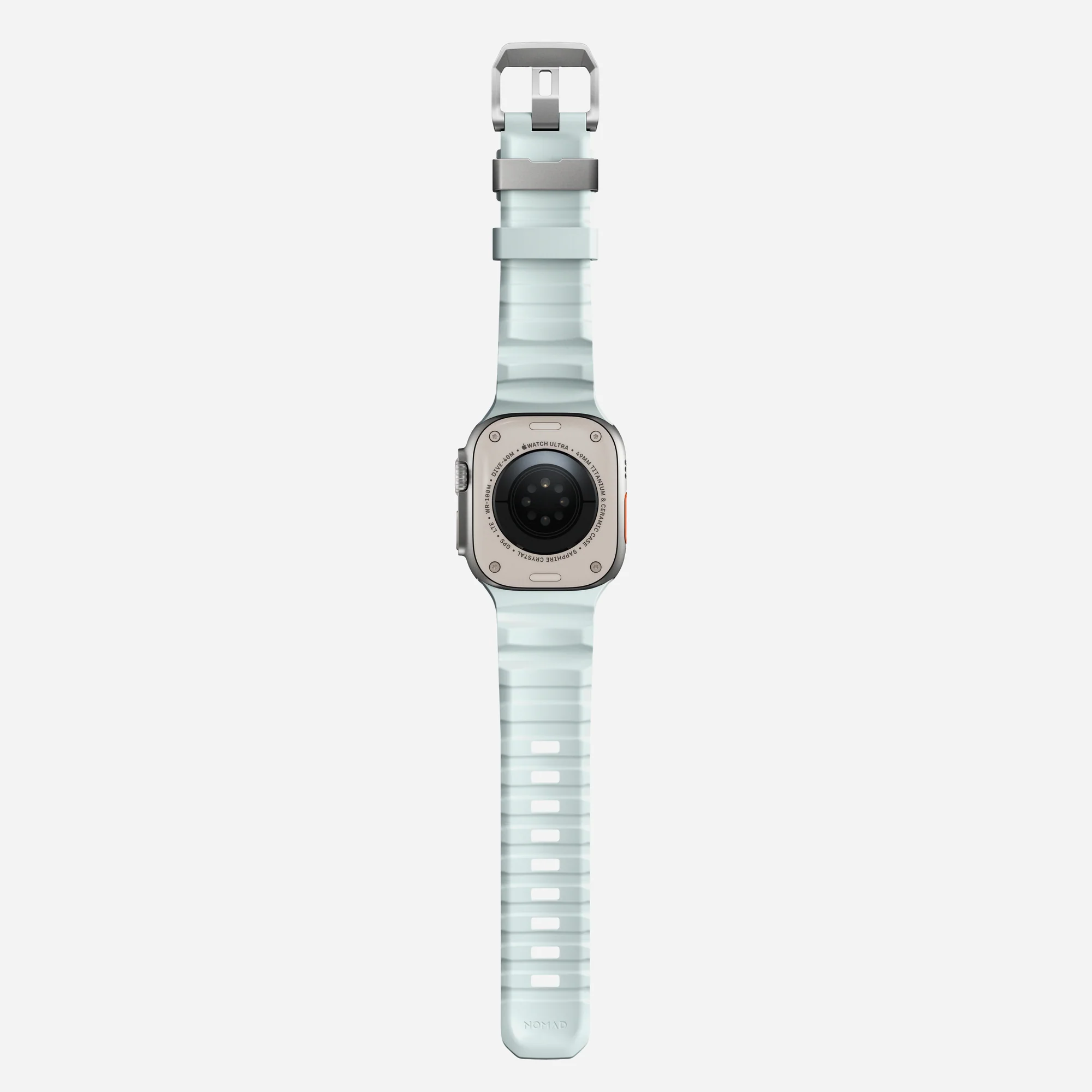 Ремешок Nomad Rocky Point Band Natural Titanium Hardware 46mm/49mm - Icy Blue Glow (NM014452858)