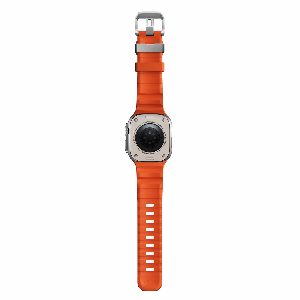 Ремешок Nomad Rocky Point Band Natural Titanium Hardware 46mm/49mm - Magma (NM014872858)