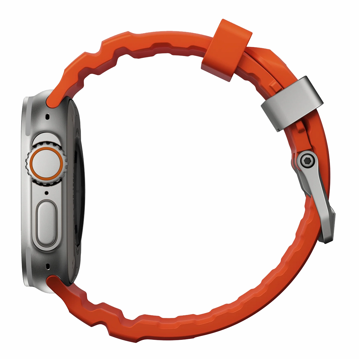 Ремешок Nomad Rocky Point Band Natural Titanium Hardware 46mm/49mm - Magma (NM014872858)