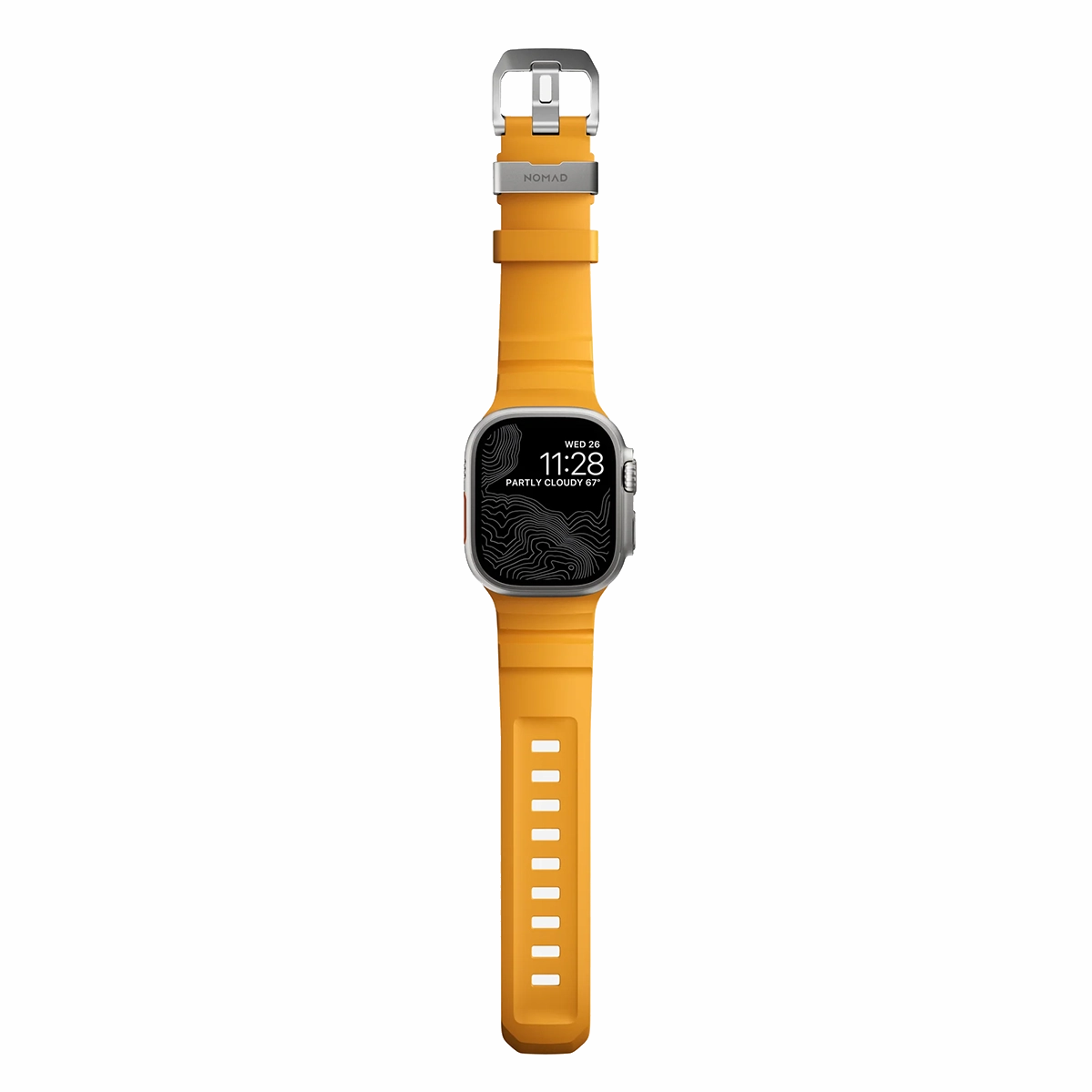 Ремешок Nomad Rocky Point Band Natural Titanium Hardware 46mm/49mm - Sol (NM013602858)