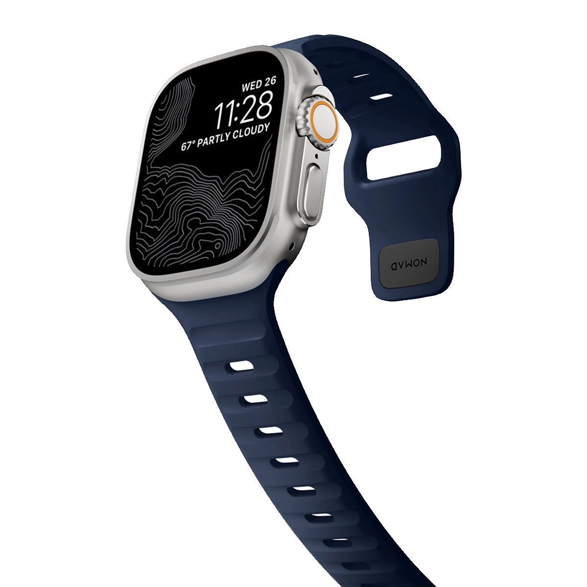 Ремінець NOMAD Sport Band для Apple Watch 42/44/45/46/49mm - Atlantic Blue (NM01219385)