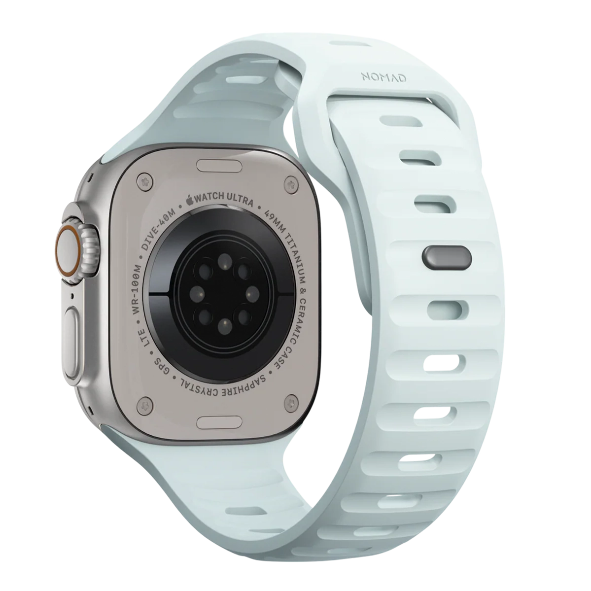 Ремінець NOMAD Sport Band для Apple Watch 42/44/45/46/49mm - Icy Blue Glow (NM01123385)