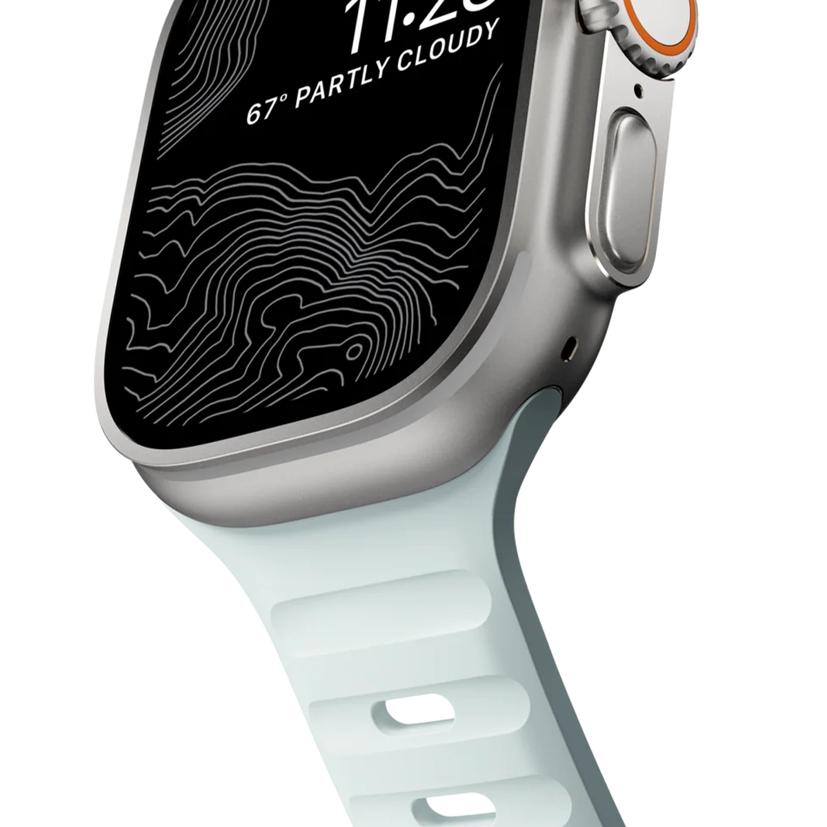 Ремінець NOMAD Sport Band для Apple Watch 42/44/45/46/49mm - Icy Blue Glow (NM01123385)